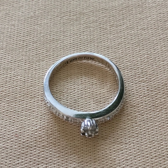 Bradford Exchange 925 Diamond Ring - Picture 4 of 8